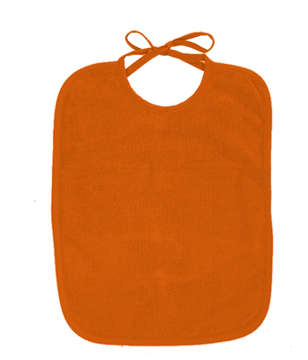 [370649] SLABBETJE, roest, oranje/bruin, uni, lintensluiting, badstof/kunststof, 31x41cm, waterdicht, 1 stuk(s), kleur110