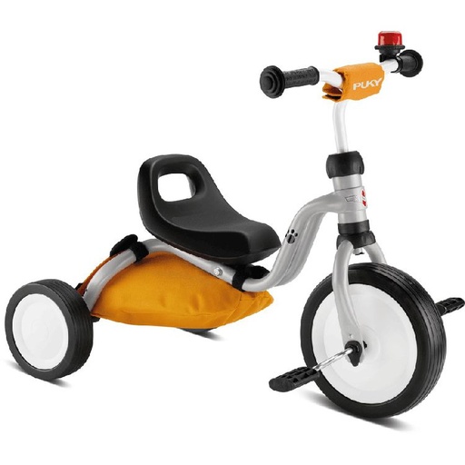 [467642] LOOPFIETS / LOOPAUTO, Fitsch Bear Bundle, grey-mustard, grijs/oranje, uni, kunststof/metaal, vanaf 18 maanden