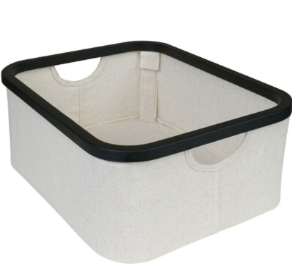 [452685] VERZORGINGSMAND, charcoal, bamboo/ PET, B30 H16 D38cm, vr wastafel Comfort Smart/Emma, opbergen, 2022