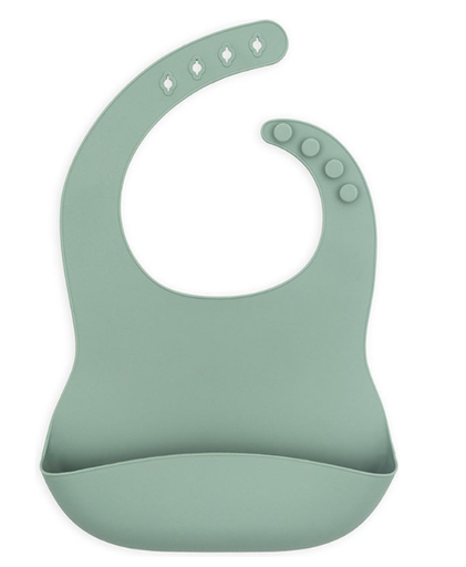 [401832] SLABBETJE, silicone, ash green, uni, 21x26cm, met kruimelvanger, waterdicht, 1 stuk(s), 2020-2021
