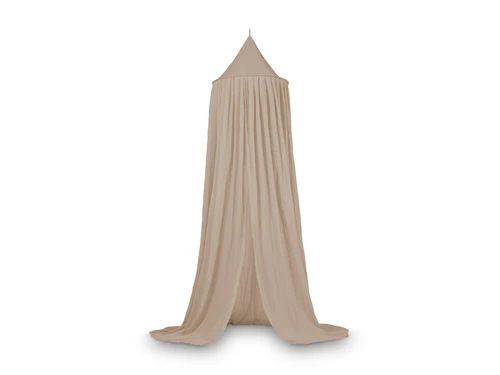 [401861] KLAMBOE, Vintage, nougat, ecru, uni, organza, L: 205 cm, omtrek: 440 cm, vr babybed/eenpersoonsbed, 2020-2021