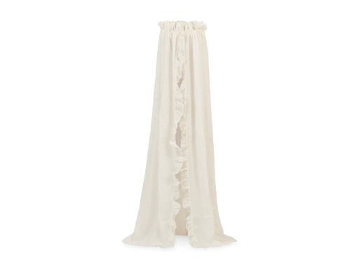 [424753] HEMEL, Sluier Ruffle, Vintage, ivory, ecru, uni, voile, 155cm, vr wieg/park/babybed, 2021-2022