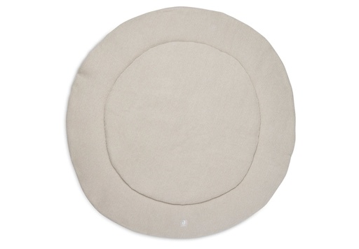 [434521] Jollein | Parklegger Basic Knit Nougat Rond Gebreid Tricot/Fleece Ecru Ø95cm