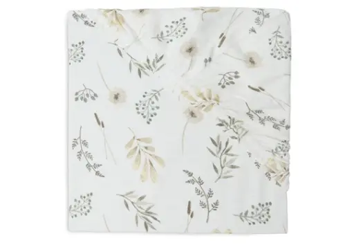 [434561] HOESLAKEN, 60x120cm, Wild Flowers, vr babybed 60x120, aop wilde bloemen, jersey, 100% katoen, 1 stuk(s), 2022
