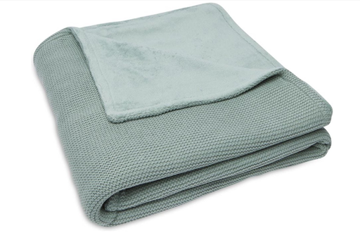 [434570] DEKEN, 75x100cm, TOG 2.0, forest green, Basic Knit, uni/uni, tricot/fleece, voor wieg/draagmand/park, 2022