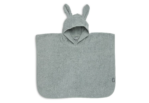 [434592] PONCHO, 12-48M, badcape, ash green, boys/girls, groen, uni, badstof, met kap, 2022