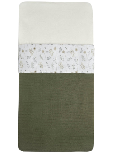[447060] LAKEN, 120x150, Wild Flowers, all over wilde bloemen print, katoen, voor babybed, 2022