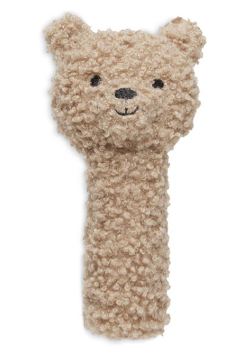 [447171] RAMMELAAR, Teddy Bear biscuit, bruin, textiel, +activities, vanaf 0 maand, 2022