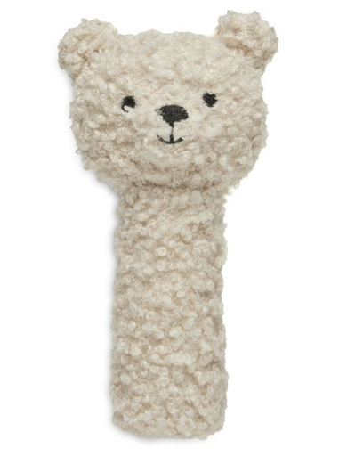 [447173] RAMMELAAR, Teddy Bear naturel, ecru, textiel, +activities, vanaf 0 maand, 2022