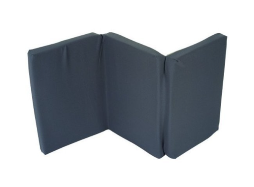 [219181] MATRAS, vr reisbed, 60x120x5 cm, grijs, geplooid in nylontas, 10.6kg/m polyether kern, met microfibre stof,+schouderriem
