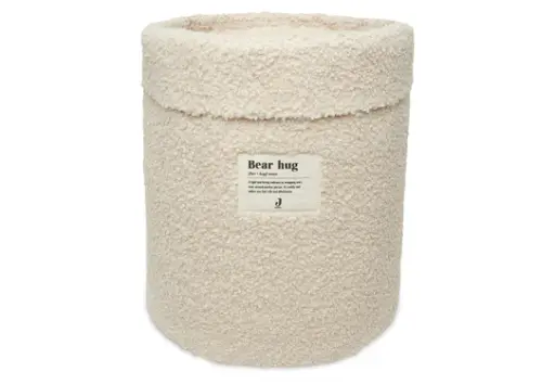 [447801] MAND, vr speelgoed, Boucle naturel, ecru, uni, rond, boucle, H32 Dia30cm, 1 vak(ken), 1 stuk(s), opbergen, 2022