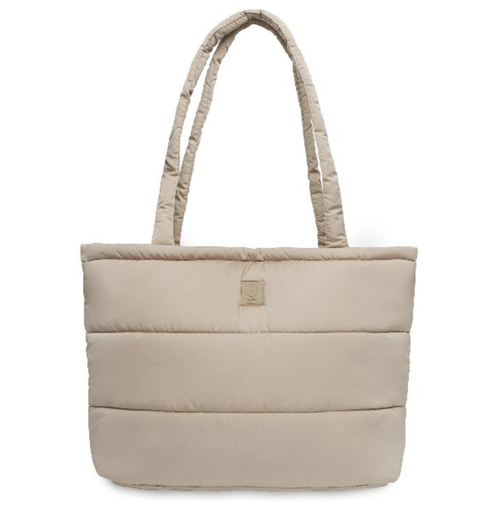 [461121] Jollein | Verzorgingstas Puffed Bag Biscuit Draagtas met Luiermat Polyester Bruin
