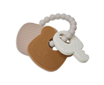 [461142] Jollein | Bijtring Teddy Bear Sleutelbos Siliconen