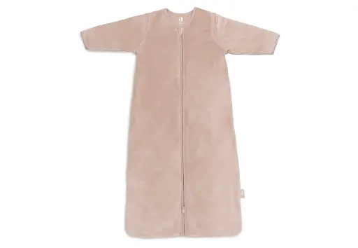 [471091] Jollein | Slaapzak Velvet Wild Rose Afritsbare Mouwen Velours 3.0TOG Roze 70cm