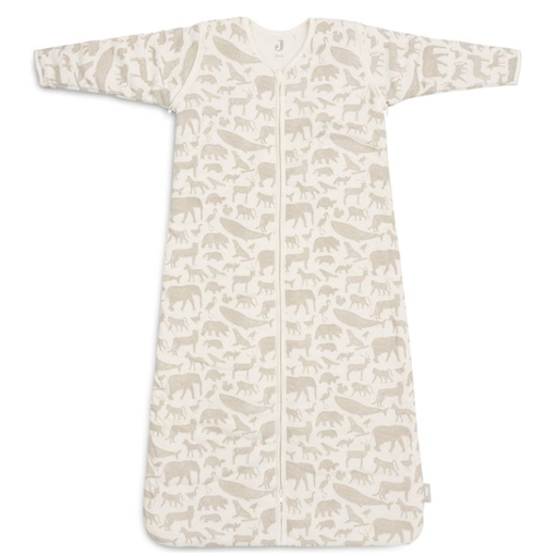 [471107] SLAAPZAK, 70cm, LM, 3.0TOG, Animals nougat, met afneembare mouwen, aop dieren, jersey, klassiek model,2023-2024