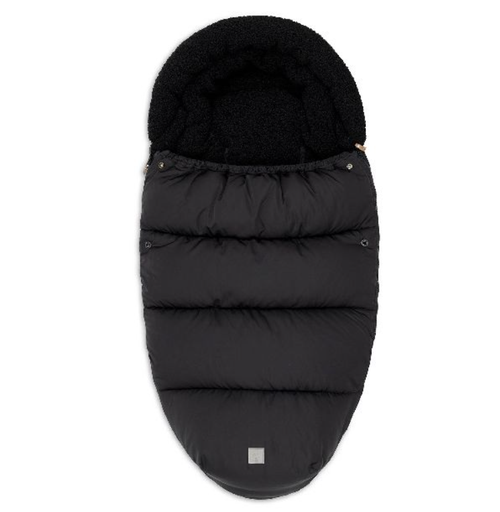 [471121] VOETENZAK, black, zwart, uni, nylon/bouclé, L:110cm, klassiek model, vr wandelwagen/buggy, 2023-2024
