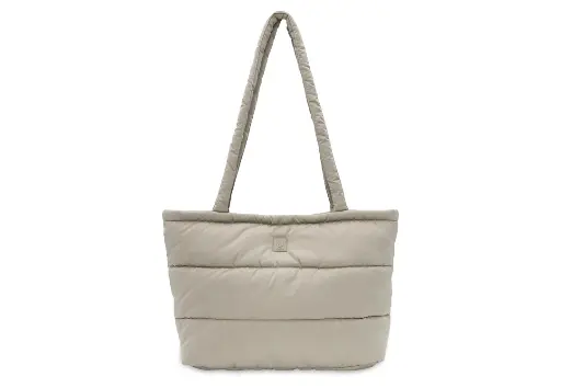 [471123] VERZORGINGSTAS, Puffed Bag, olive green, groen, uni, draagtas met luiermat, polyester, +luiermat, 2023-2024