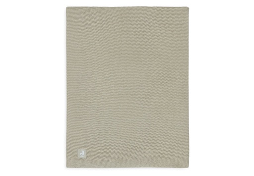 [471136] DEKEN, 75x100cm, TOG 0.9, Basic, olive green, Knit, uni/uni, tricot, voor wieg/ draagmand/park, 2023-2024