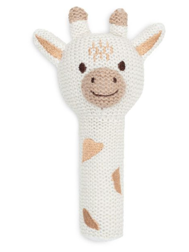 [471282] RAMMELAAR, Giraffe, bruin/ecru, textiel, +activities, vanaf 0 maand, giraf