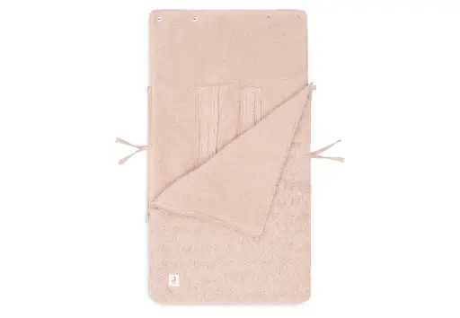 [471447] VOETENZAK, Grain Knit wild rose, roze, ao graanmotief, tricot, L:82cm, klassiek model, vr autostoel groep 0+, 2023