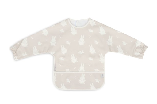 [475059] SLABBETJE, Miffy & Snuffy nougat, velcrosl., PVC, met mouwen, met kruimelv., waterdicht, 1 stuk(s), 2023