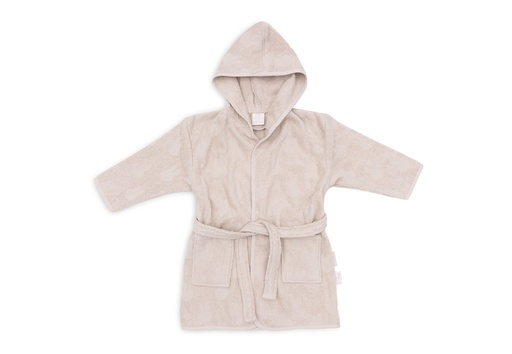 [475071] Jollein | Badjas Miffy Jacquard Nijntje Badstof Nougat Ecru 1-2Y