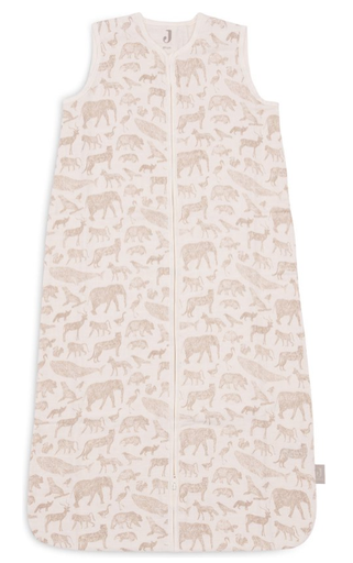 [483787] SLAAPZAK, 70cm, ZM, 0.5TOG, Animals nougat, all over dierenprint, tetra, klassiek model, VJ2024
