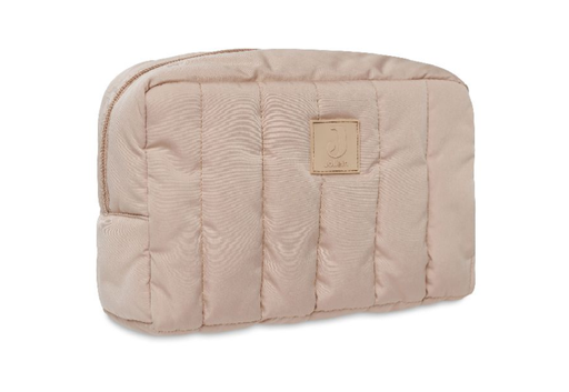 [483888] TOILETTAS, Etui, Puffed biscuit, bruin, uni, 21x14x9cm, polyester, ritssluiting, VJ2024