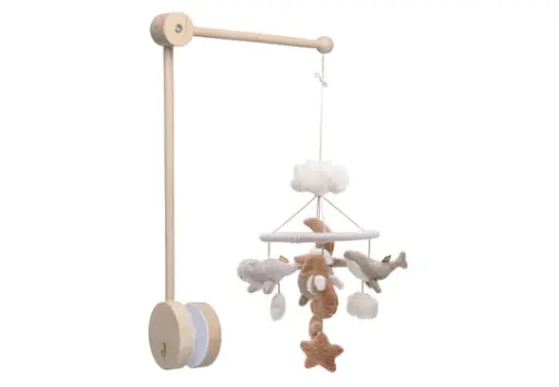 [483898] MOBIEL, Baby mobiel, Deep Sea, multikleur, zeedieren, textiel, decoratie, VJ2024