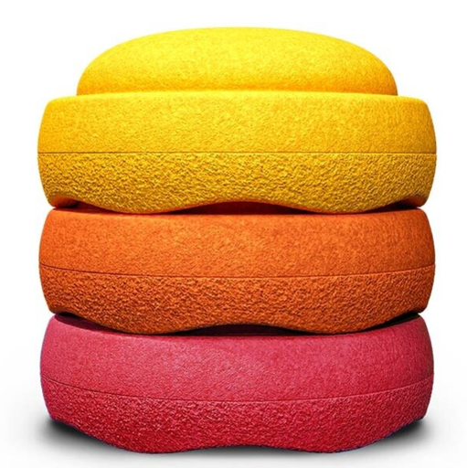 [472279] STAPELSTENEN/BLOKKEN, Original, classic warm, uni, 12M, dia 27.5 cm, H 12 cm, max belast. 180 kg, 3 stuk(s)