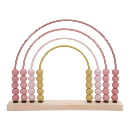[400283] TELRAAM, Regenboog, pink, roze/multikleur, hout/metaal, +activities, vanaf 12 maanden