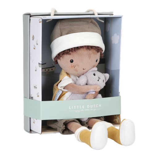 [433149] Little Dutch | Pluche Knuffel Jake Knuffelpop Textiel 35cm +12m