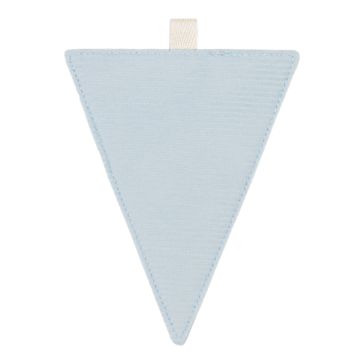 [452455] Little Dutch | Vlaggenlijn Textiel Vlag Geribbeld Blauw 12cm 