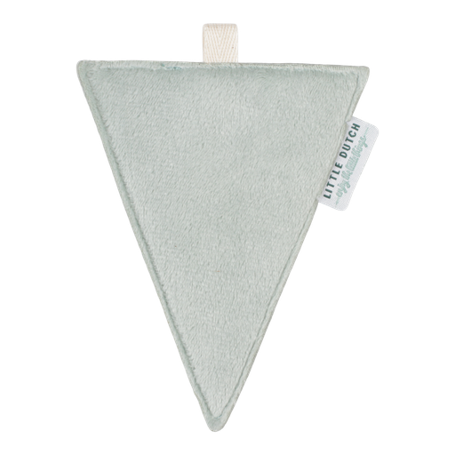 [452459] Little Dutch | Vlaggenlijn Textiel Vlag Geribbeld Groen 12 cm 