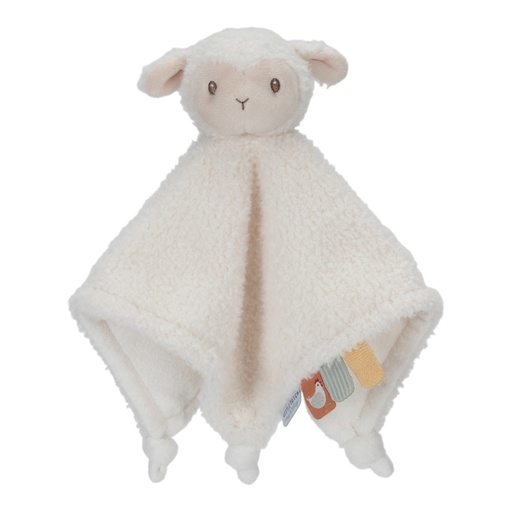 [470215] KNUFFELDOEK / DOUDOU, Little Farm, schaap, ecru, schaap, uni, textiel, vanaf 0 textiel, vanaf 0 maand, 2023