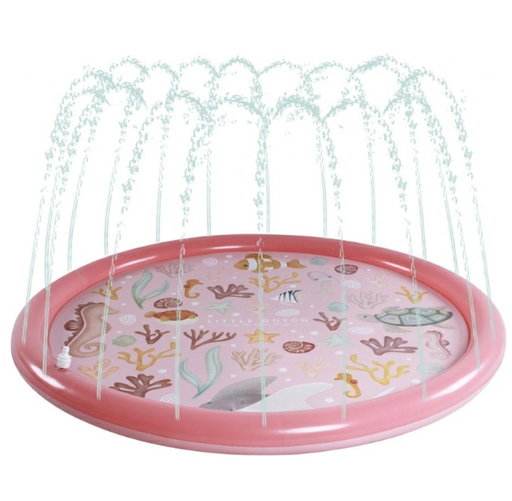 [475865] ZWEMBAD, Sprinkler mat, Ocean Dreams,pink, 150 cm, roze, aop zeedieren, vanaf 2 jaar, tot 6 jaar, 2023.