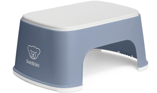 [376820] OPSTAPJE, Step Stool, deep blue/white, uni/print beer, H: 15,5 cm, antislip onderkant, antislip stavlak, 2020