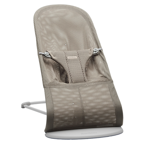 [419092] RELAX, Mesh, Bliss, beige/grijs, uni, bekl katoen, max 13 kg, schommelstand, opvouwb, rug verstelb