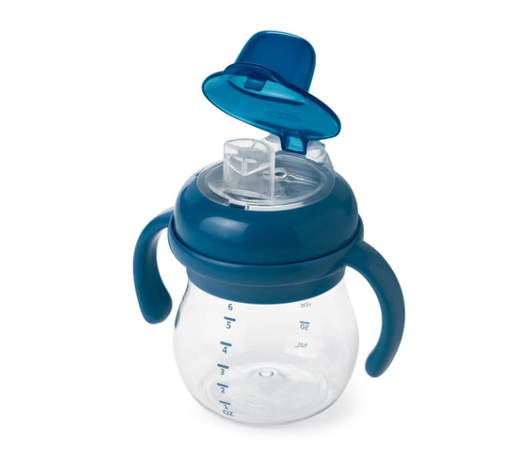 [343425] DRINKBEKER, 150 ml, Transitions Soft Spout Cup with Handles, navy, blauw, uni, handvatten, deksel, drinktuit