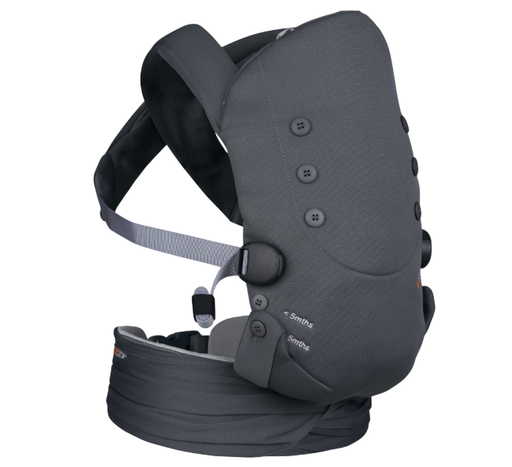 [450022] BABYBUIDEL, Haven Newborn, anthracite, Forest, katoen/Tencel, 0M (3.2 kg) tot 12M (11 kg), positie buik/M houding