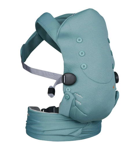 [450034] BABYBUIDEL, Haven Newborn, eucalyptus, Forest, katoen/Tencel, 0M (3.2 kg) tot 12M (11 kg), positie buik/M houding