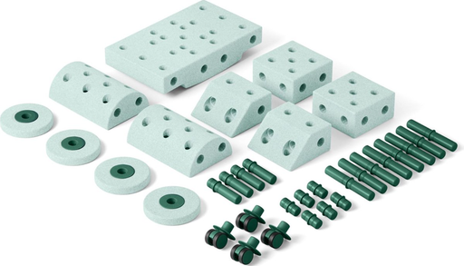 [467061] Modu | Blokken Curiosity Kit Ocean Mint/Forest Green 