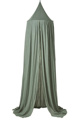 [390014] KLAMBOE, forest green, groen, uni, L: 240 cm, dia 55 cm, vr babybed