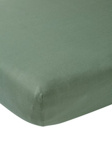 [392114] HOESLAKEN, 70x140cm, forest green, groen, vr babybed 70x140, uni, katoen, 100% katoen, 1 stuk(s)