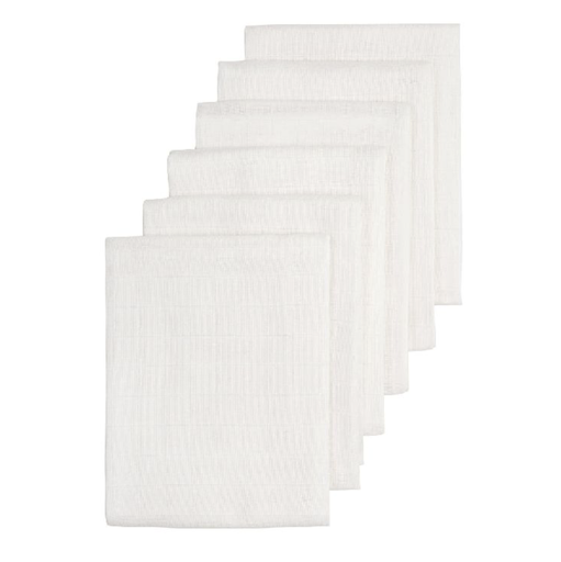 [398972] Meyco | Tetra Doek Wit 70x70 6-pack