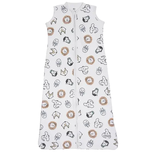 [414683] SLAAPZAK, 90cm, ZM, 0.3TOG, Animal, aop dieren, jersey, 1-laags, zomer