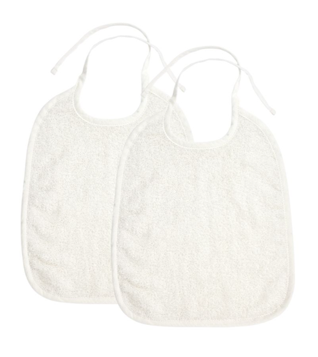 [425344] SLABBETJE, Basic Badstof offwhite, ecru, uni, lintensluiting, badstof, 25x34cm, 2 stuk(s)