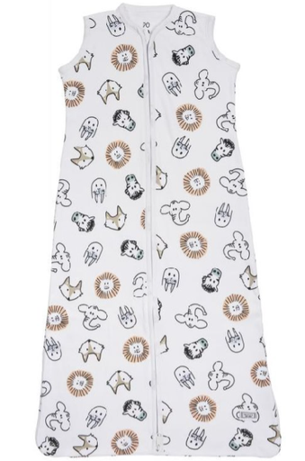 [461425] SLAAPZAK, 60cm, ZM, 0.3TOG, Animal, all over dierenprint, jersey, klassiek model, 1-laags