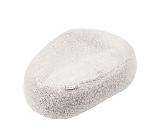 [472510] POSITIONERINGSKUSSENHOES, Teddy greige, Relaxhoes,grijs/ecru, uni, teddy, omvorm tot poef, vr posit.kussen 170-190cm