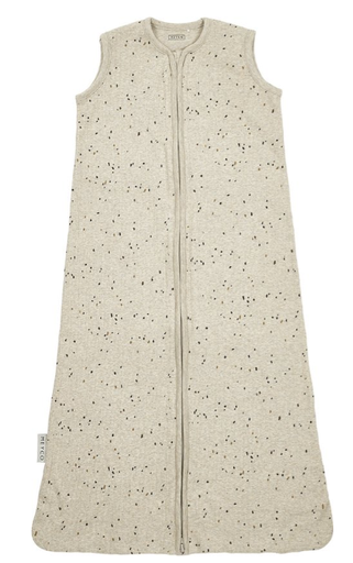 [482088] SLAAPZAK, 90cm, ZM, 0.3TOG, Rib Mini Spot sand melange, aop stippen/geribbeld , katoen, klassiek model